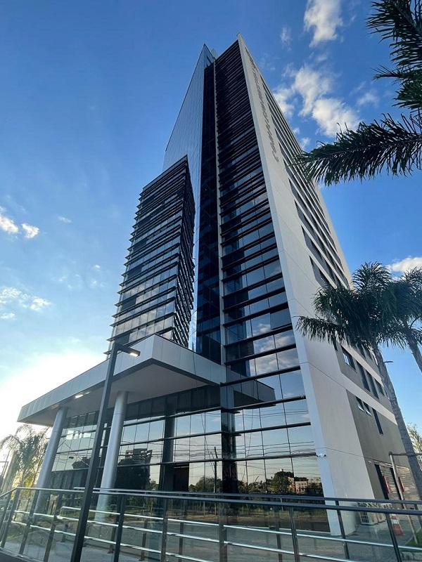 Edifício Vinhedos Office, onde fica o consultório do Dr. Marcelo Ribeiro, em Uberlândia